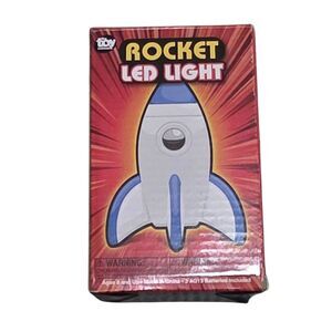 Rocket LED Light - Blue and White
